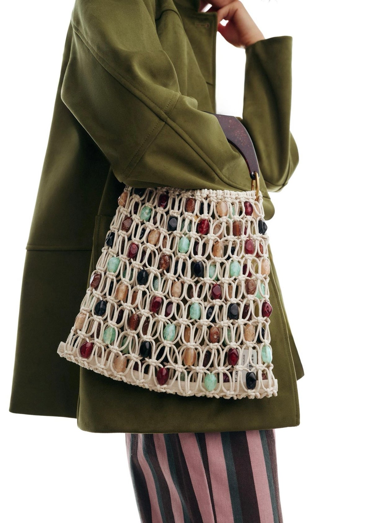 Bucket Bag With Beading