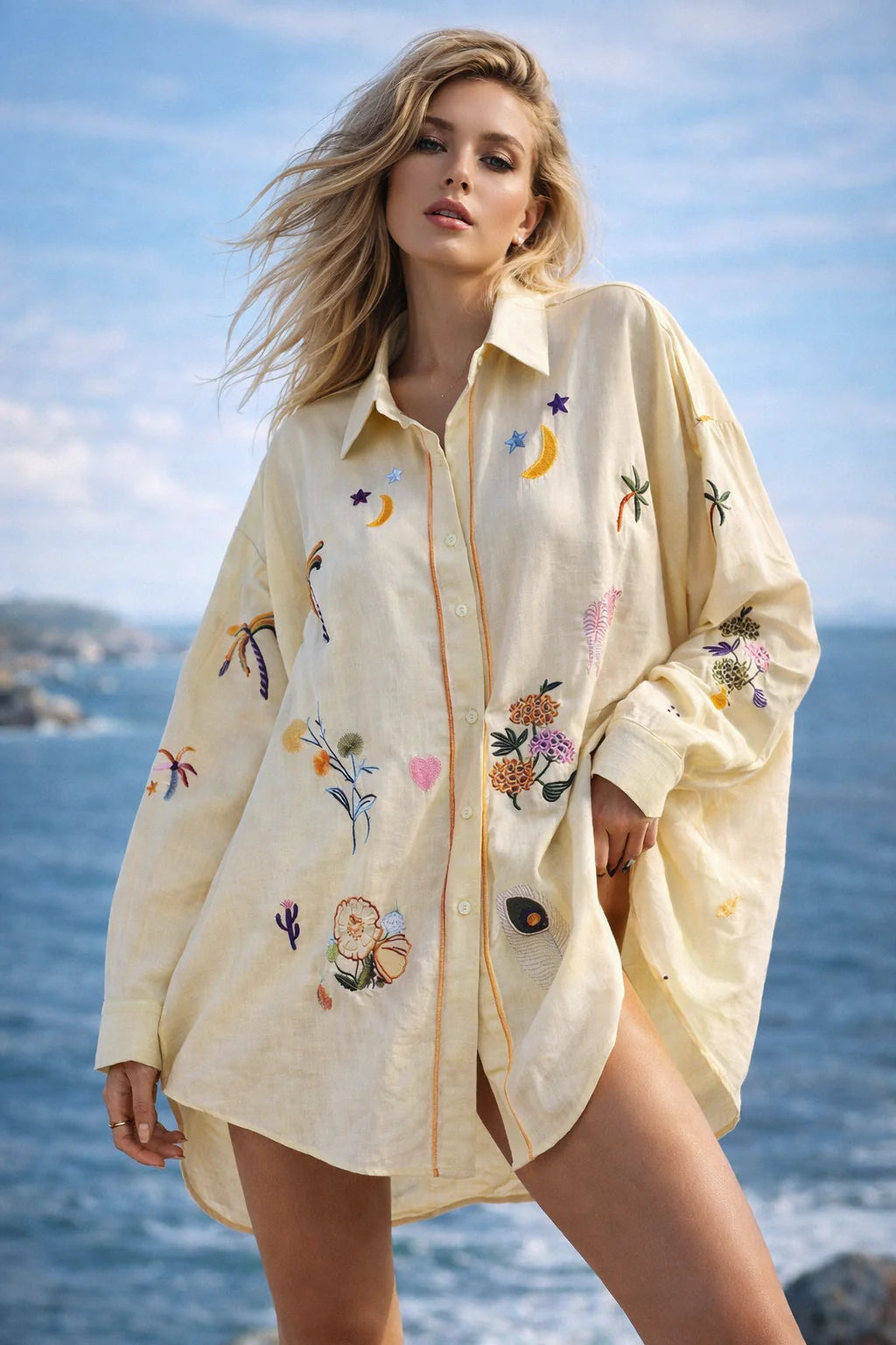 Tropical Linen Shirt