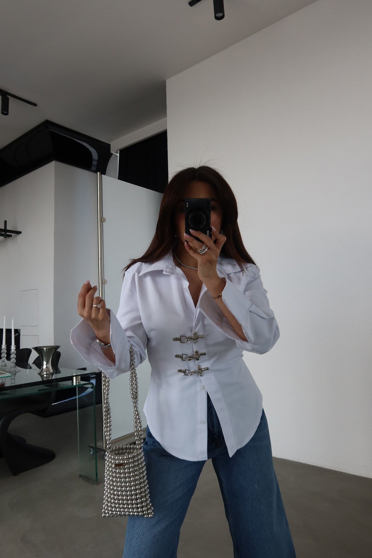 Hardware Clasp Shirt
