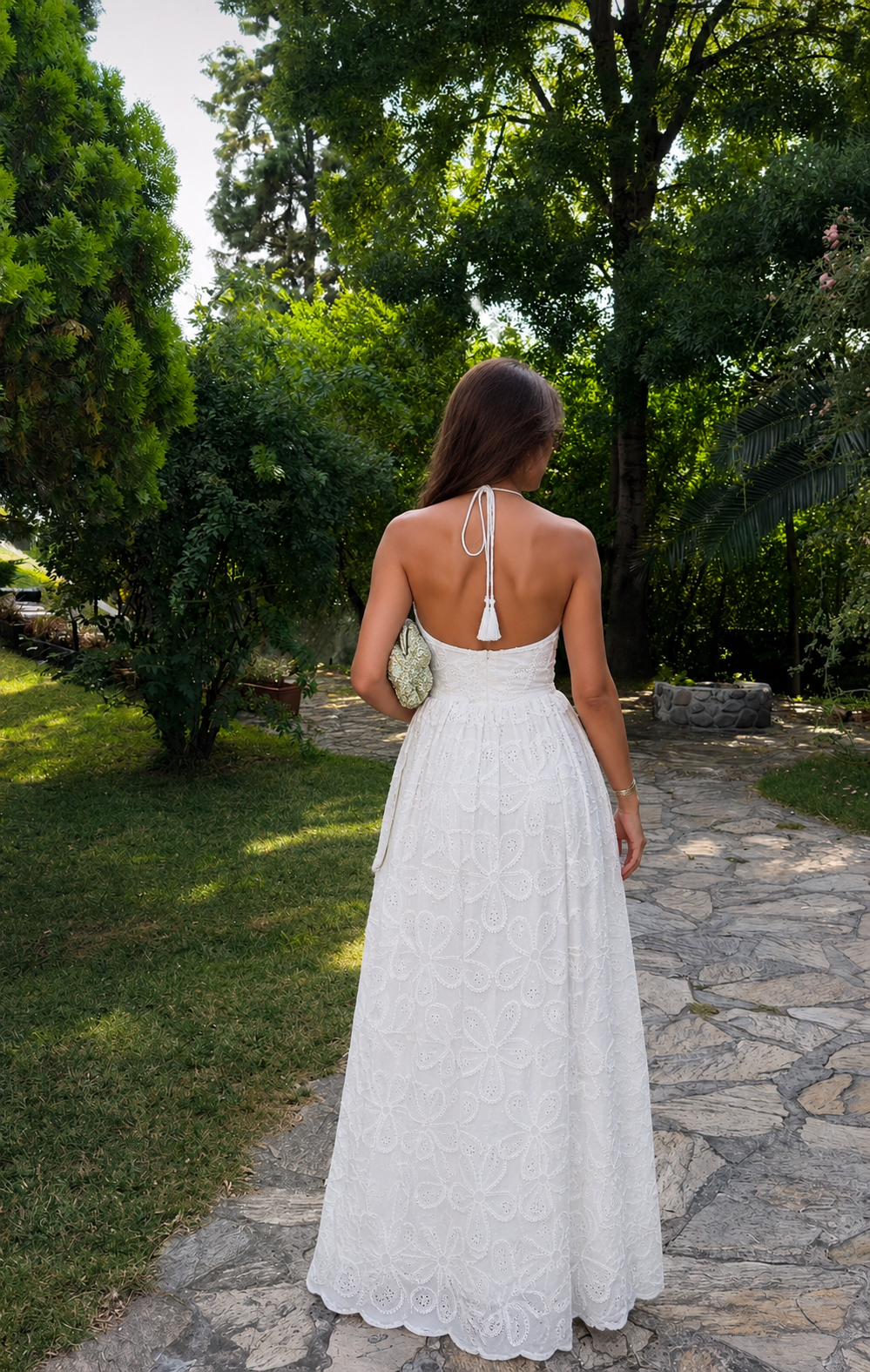 Bareback Ivory Dress