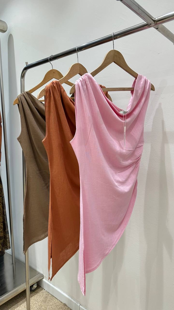 Asymmetric Off-Shoulder Top