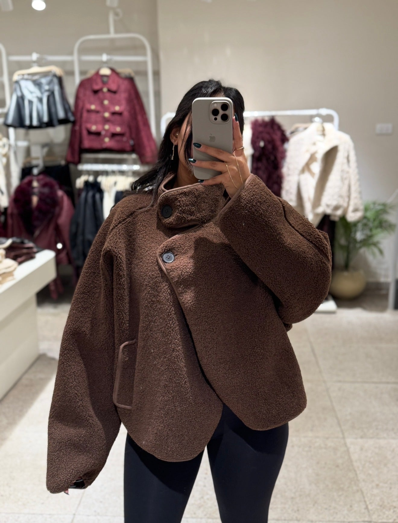 Oversized Teddy Jacket