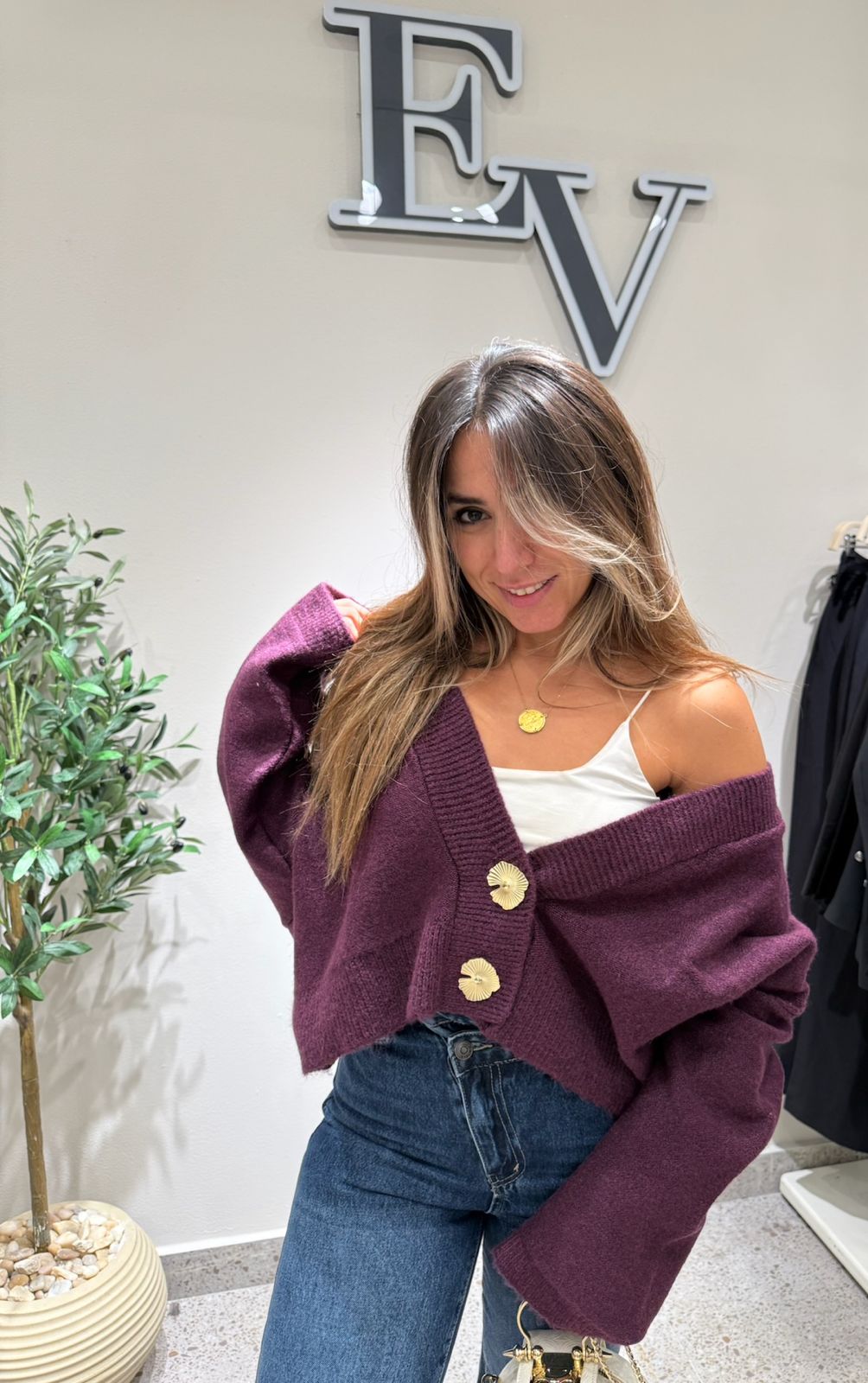 The Statement Button Knit