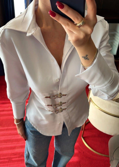 Hardware Clasp Shirt