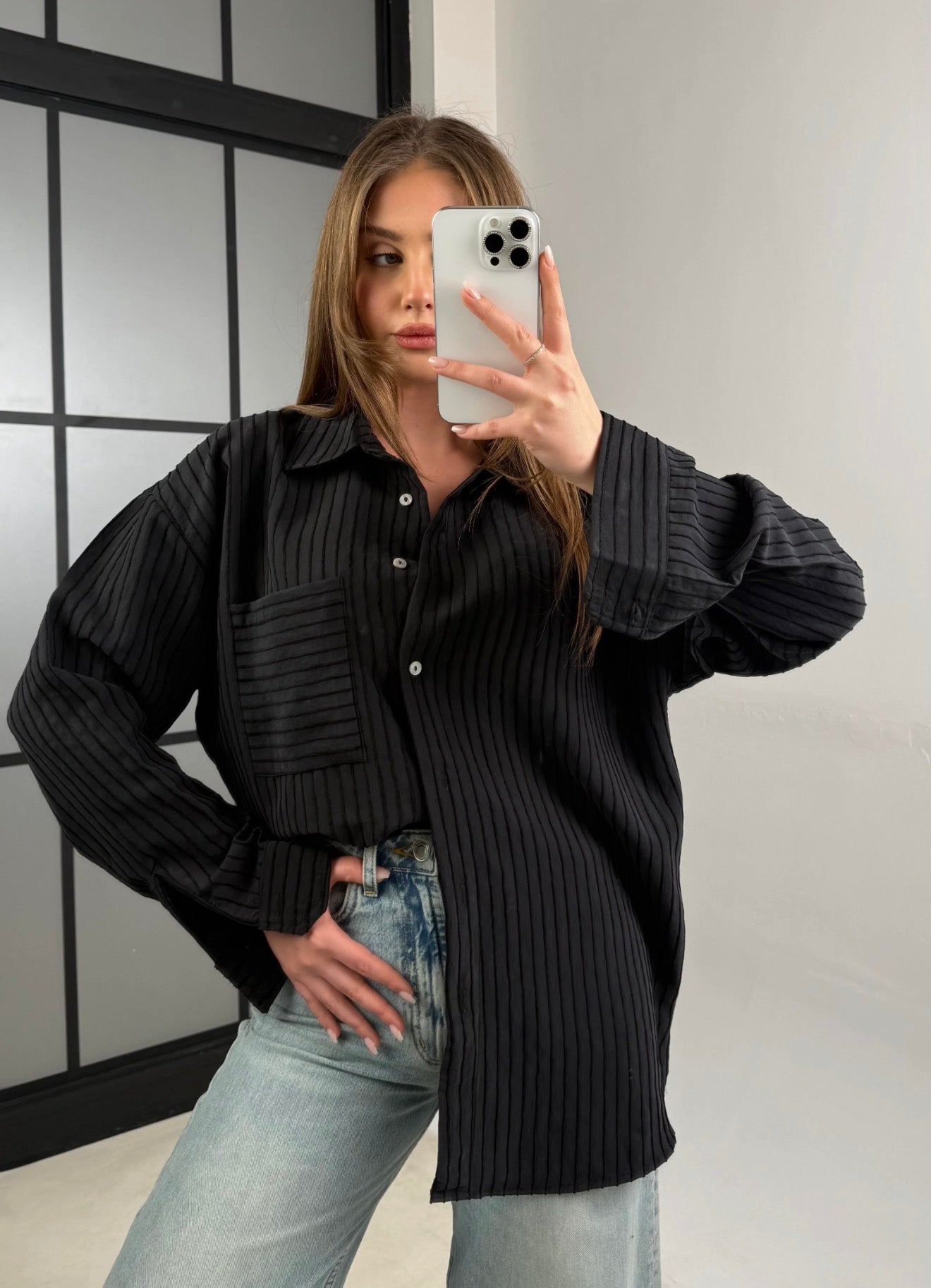 Striped Oversized Shirt