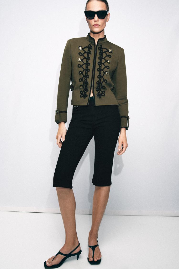 Khaki Braid Jacket