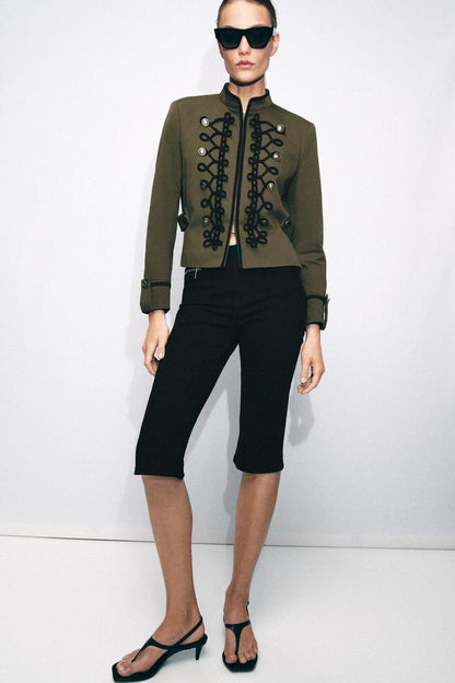 Khaki Braid Jacket