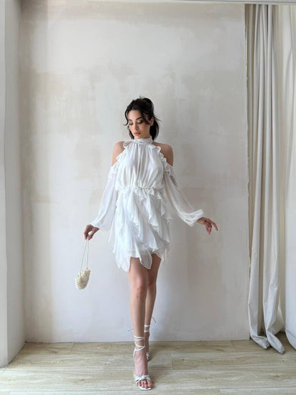 Ruffle Mini Dress