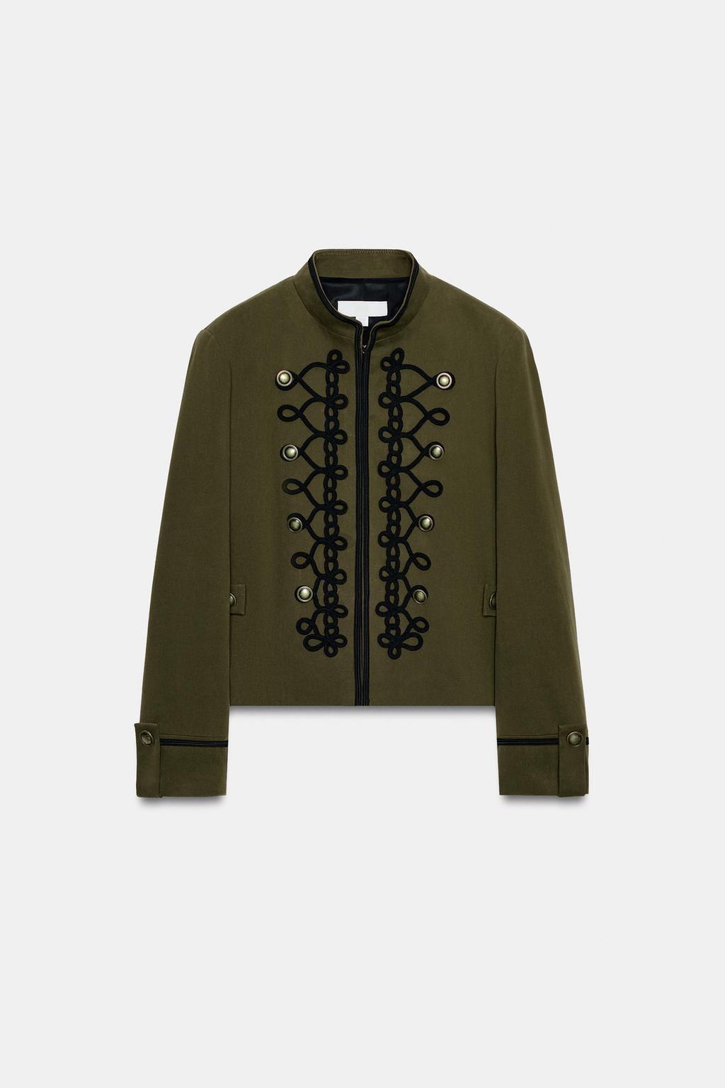 Khaki Braid Jacket