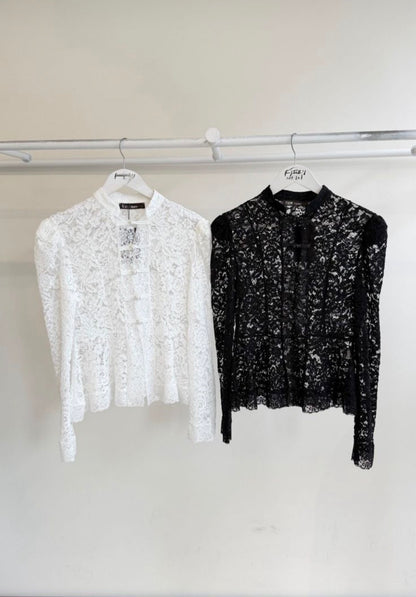 Puff Sleeve Lace blouse