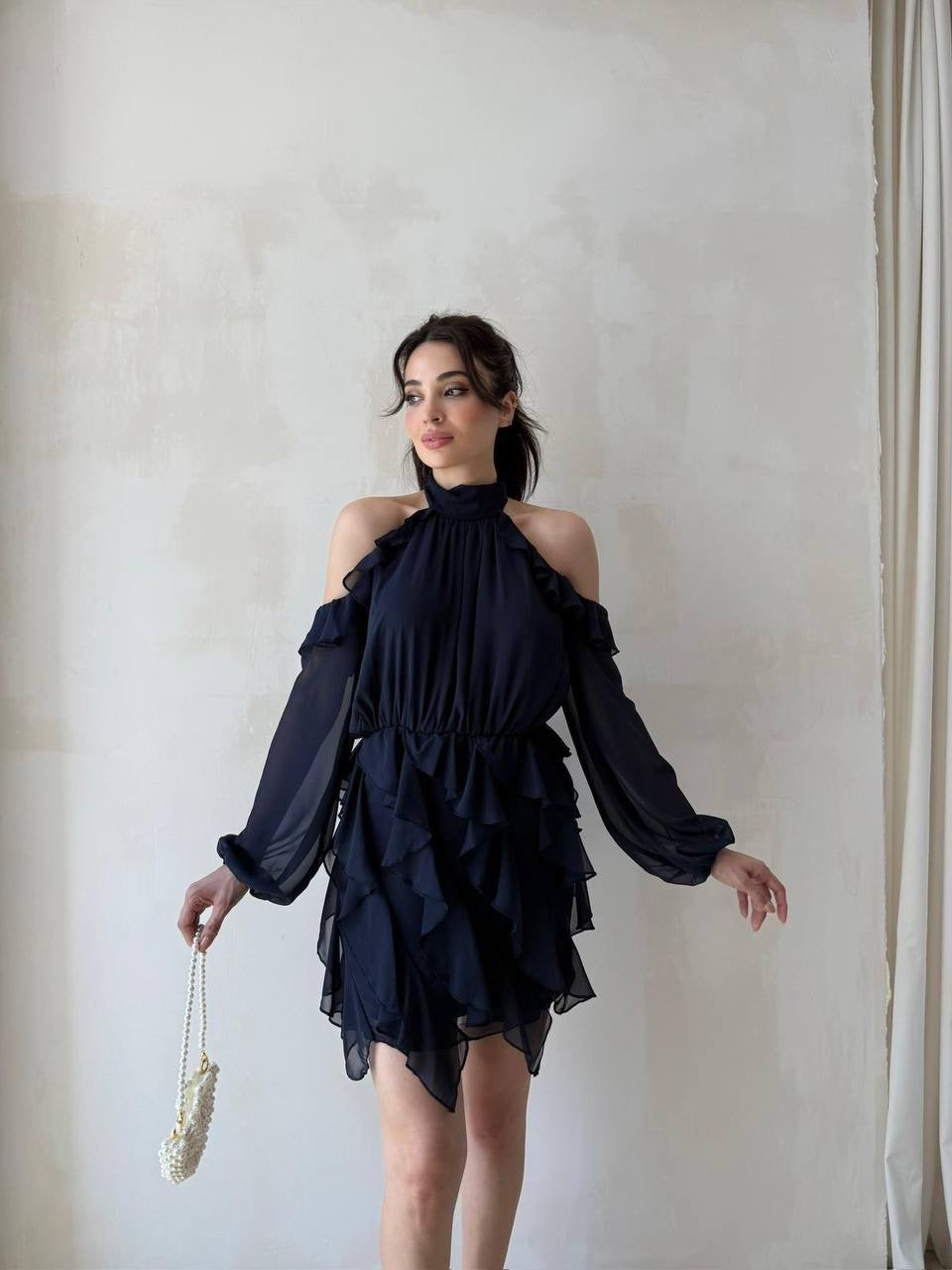 Ruffle Mini Dress