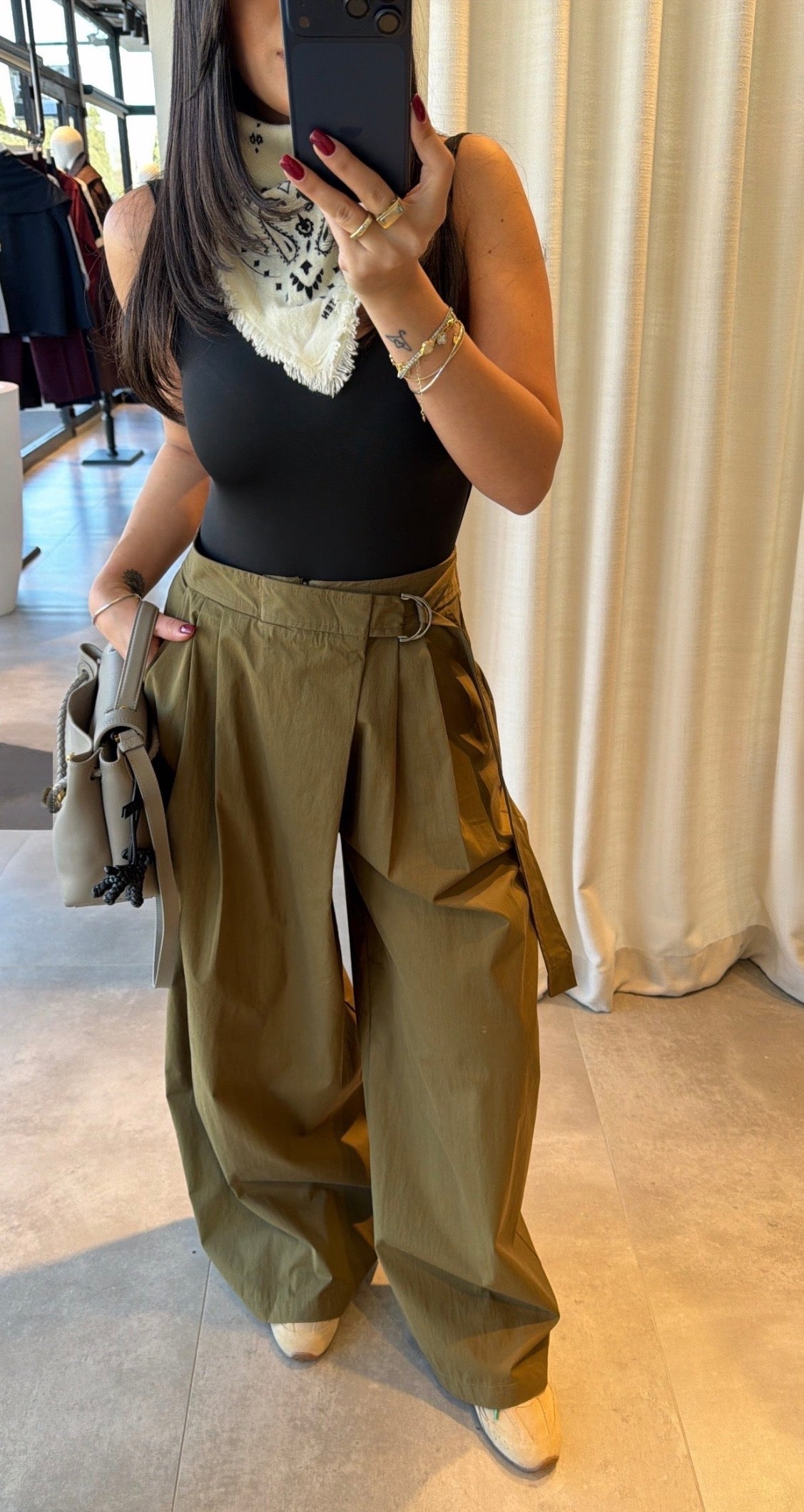 Olive D-Ring Pants