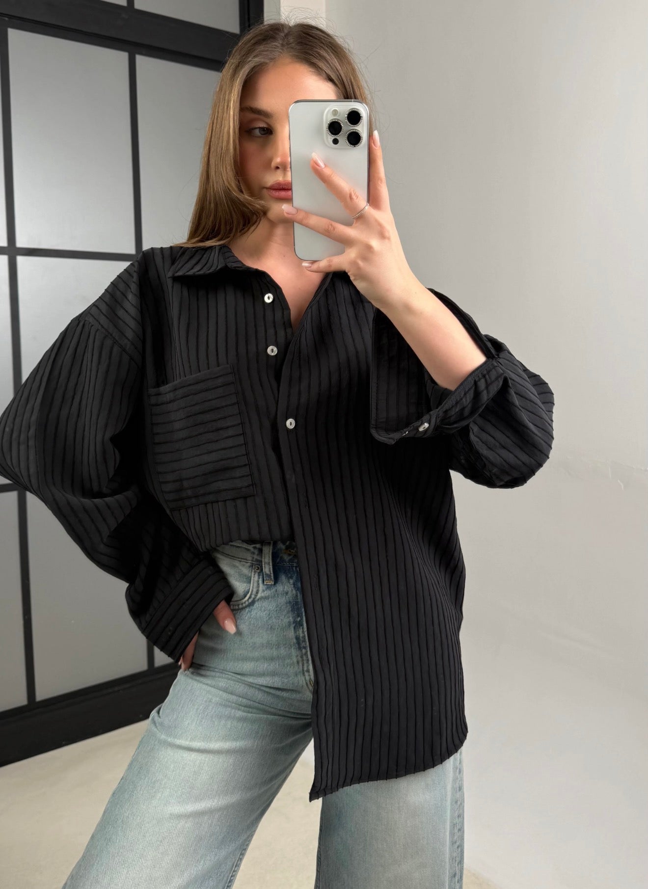 Striped Oversized Shirt