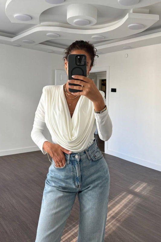 Draped Blouse