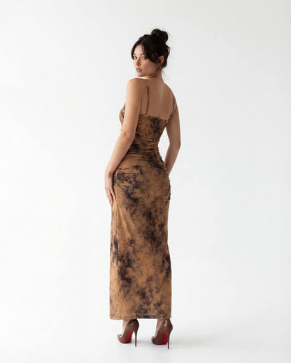 Rushed Marble Maxi Dress