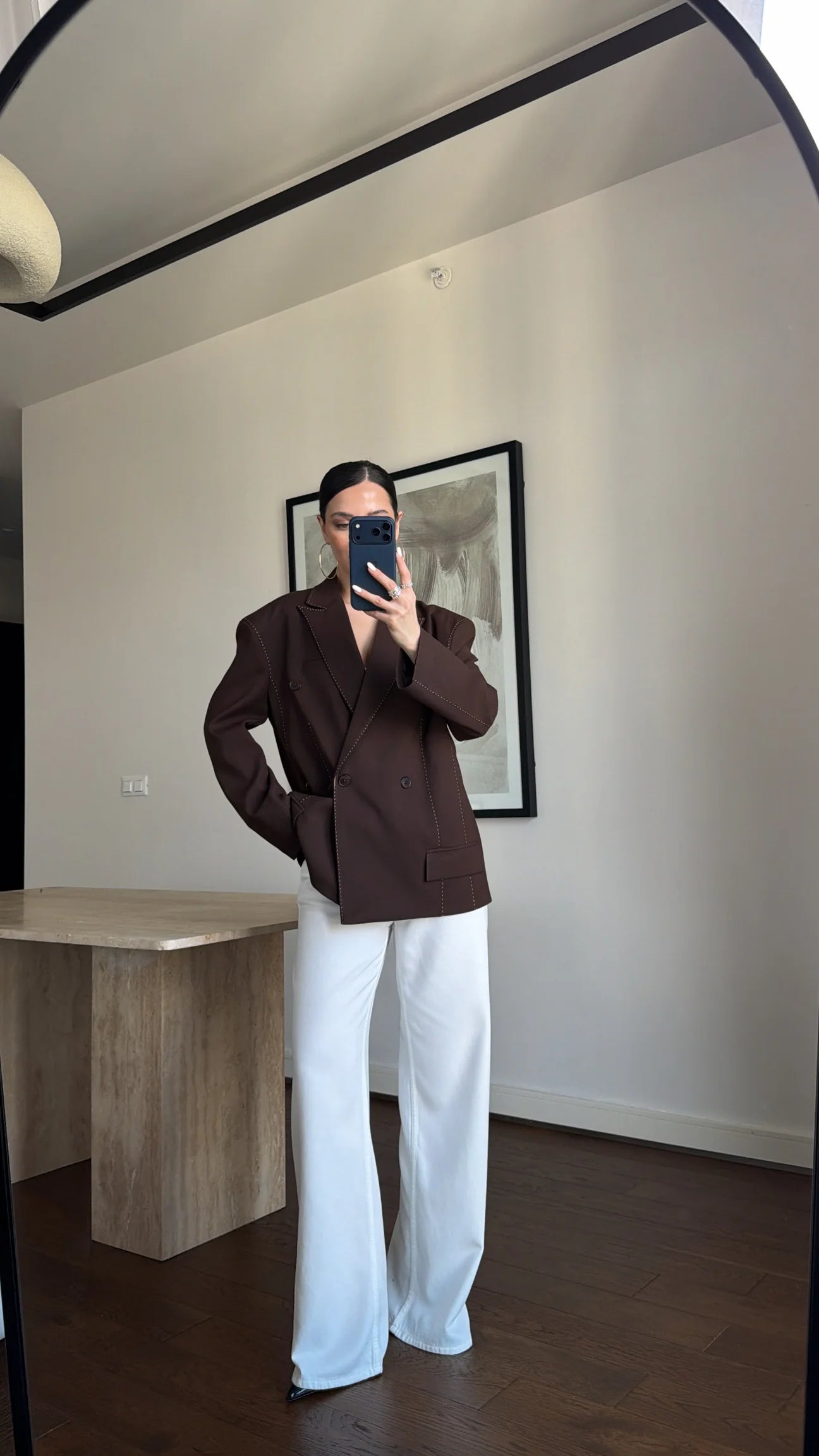 Mocha Stitch Blazer