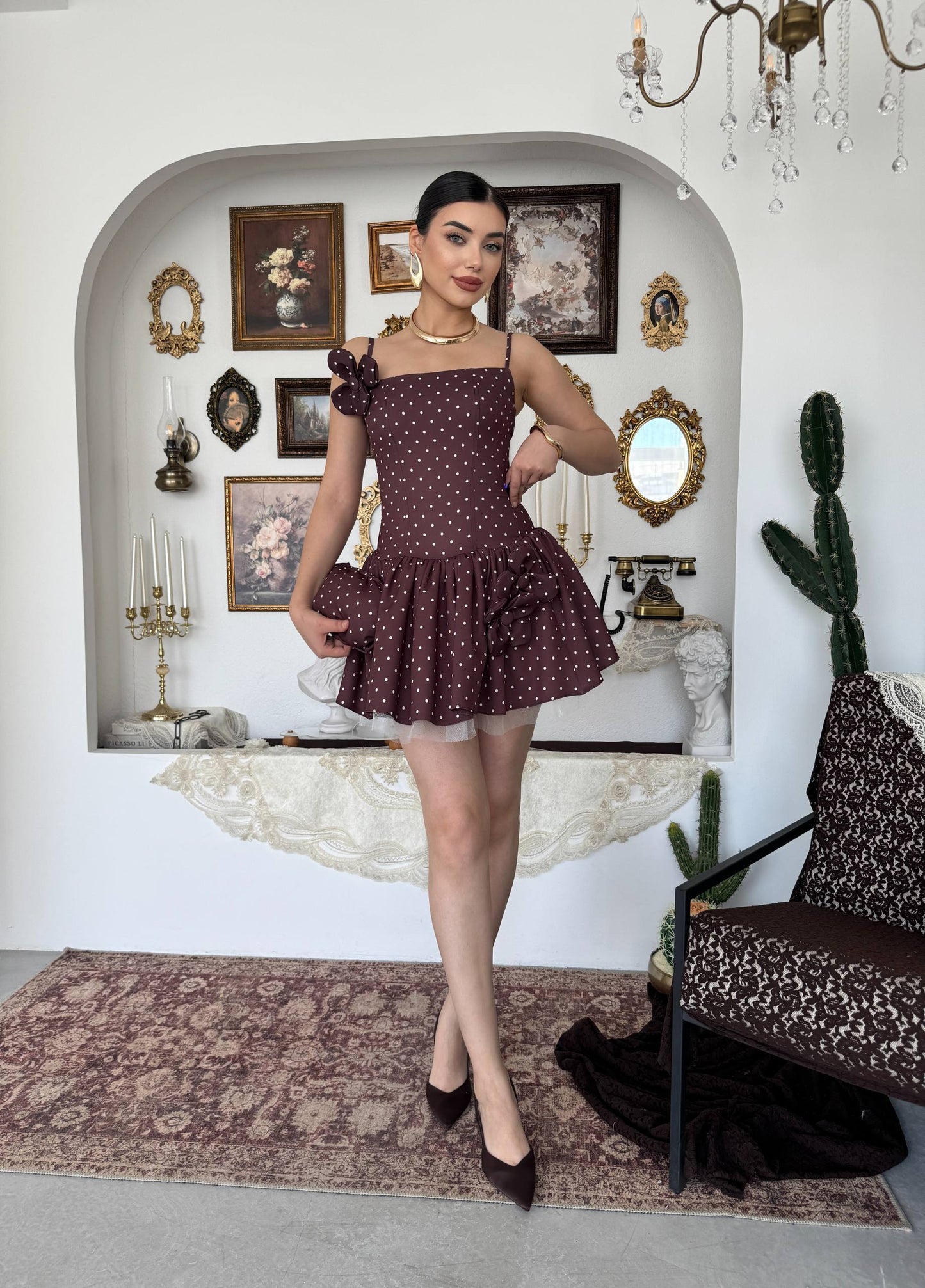 Polka Dot Bubble Dress