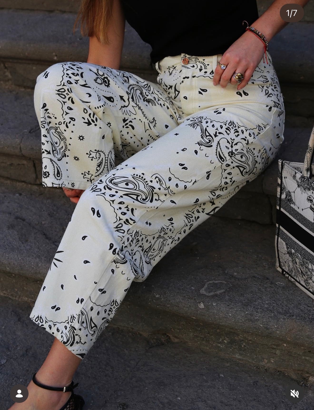 Bandana Printed Pants