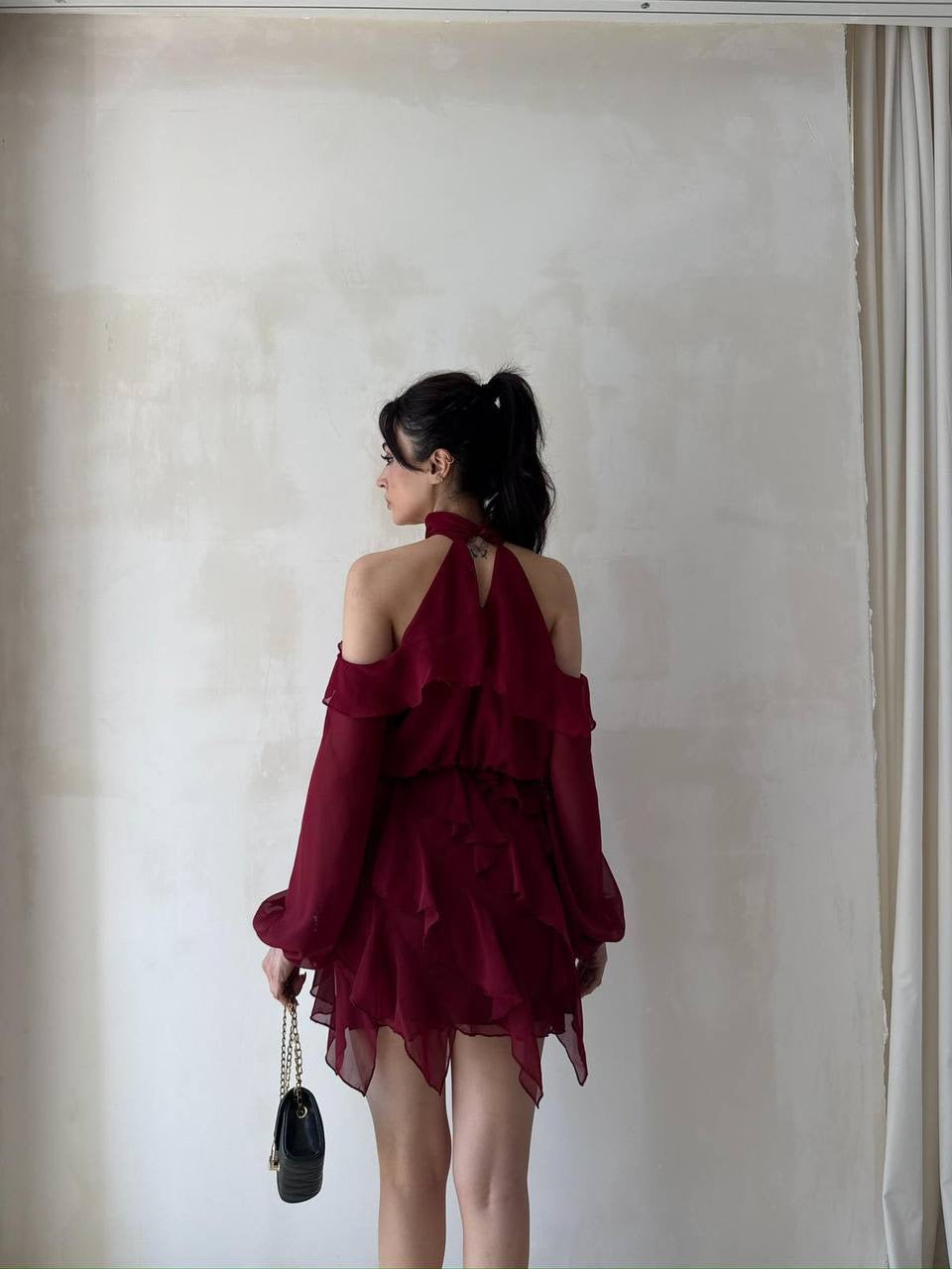 Ruffle Mini Dress