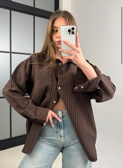 Striped Oversized Shirt