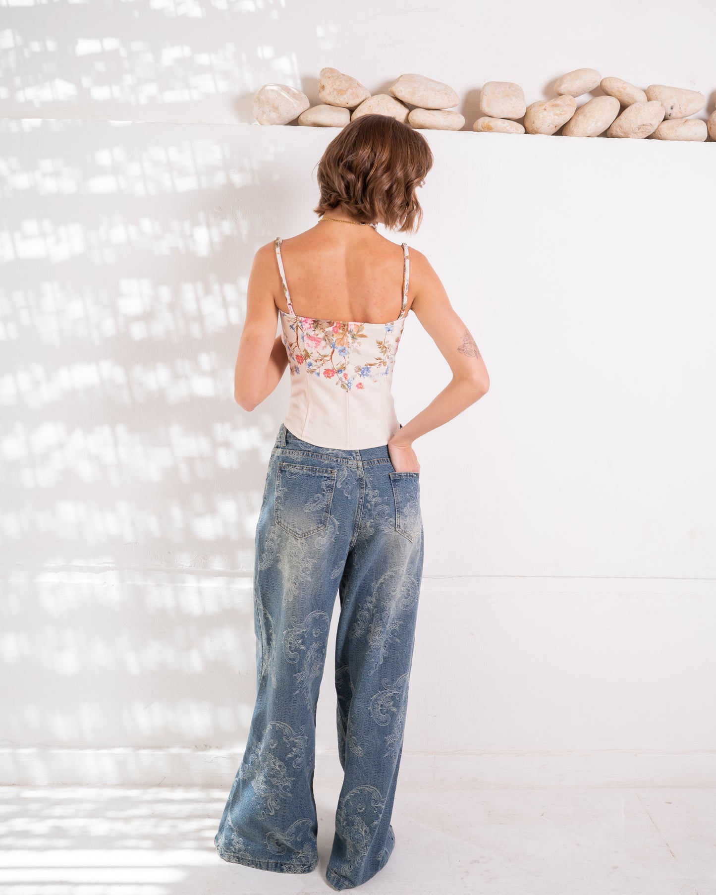 Vintage Bloom Jeans