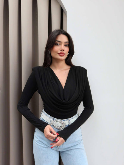 Draped Blouse