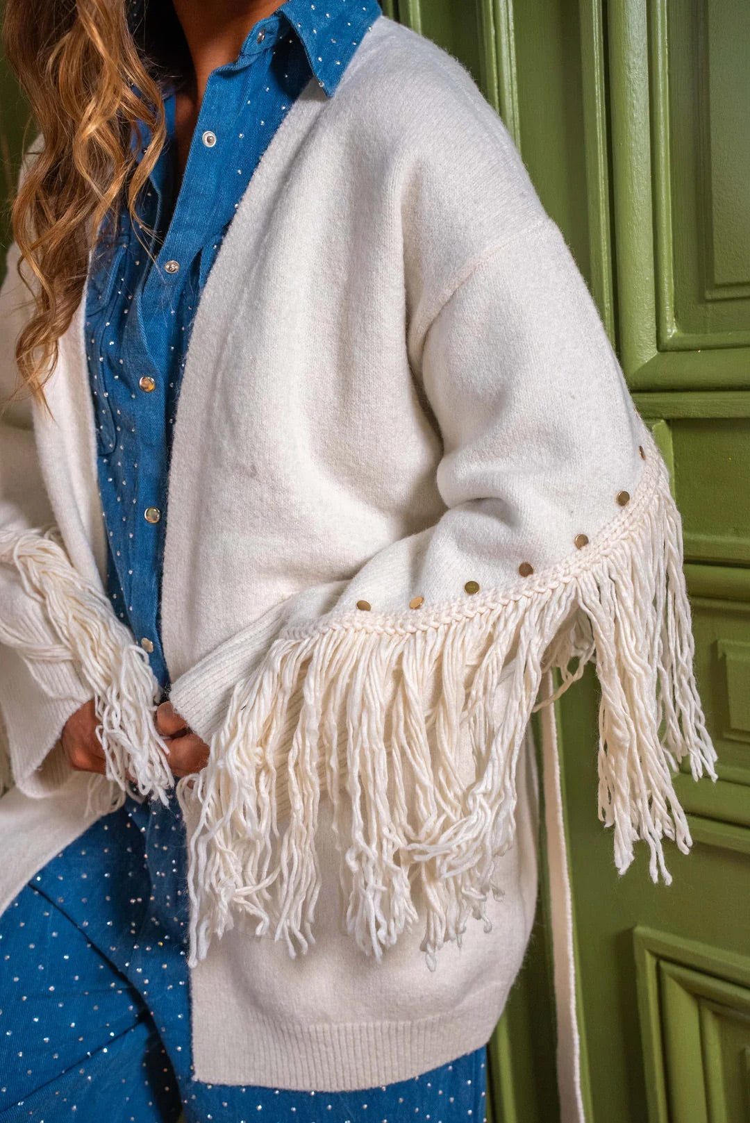 Knit Fringe Cardigan