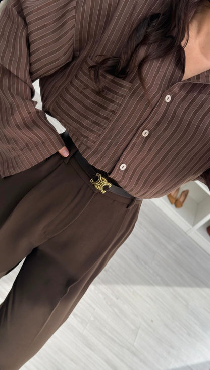 Striped Oversized Shirt