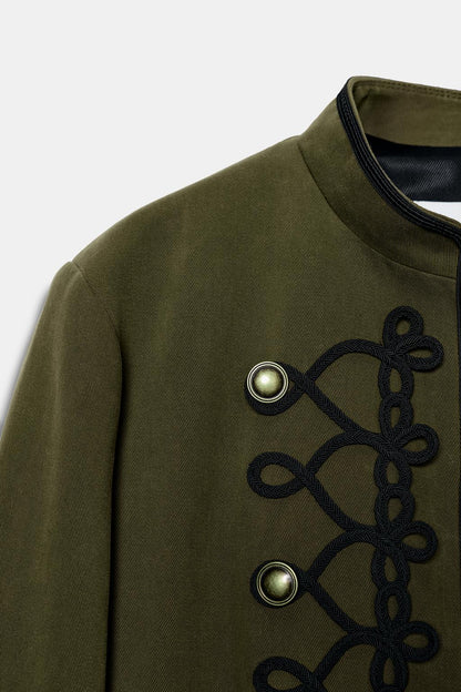 Khaki Braid Jacket