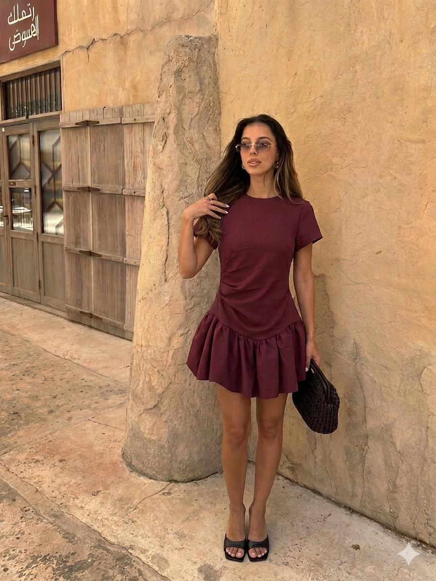 The Bubble Ruffle Dress