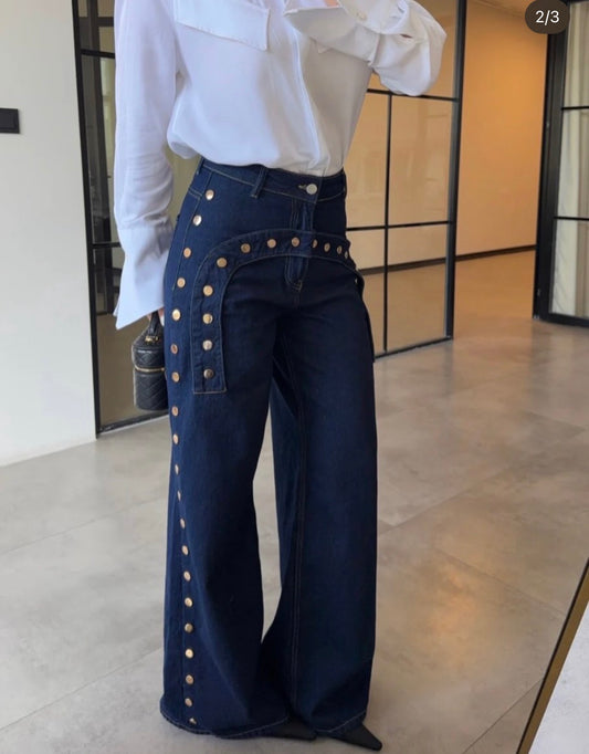 Statement Wide-Leg Denim