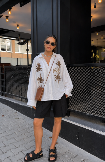 Palm Muse Linen Shirt