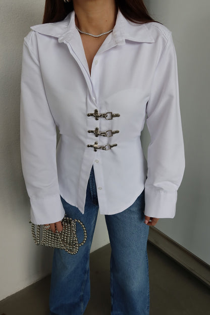 Hardware Clasp Shirt