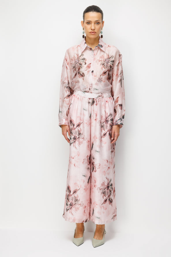 Blush Floral Pants
