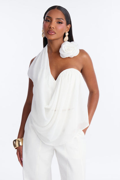 Flora Drape Top