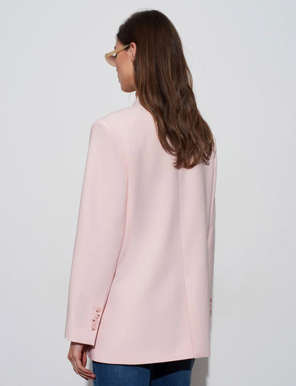 Pastel Button Blazer