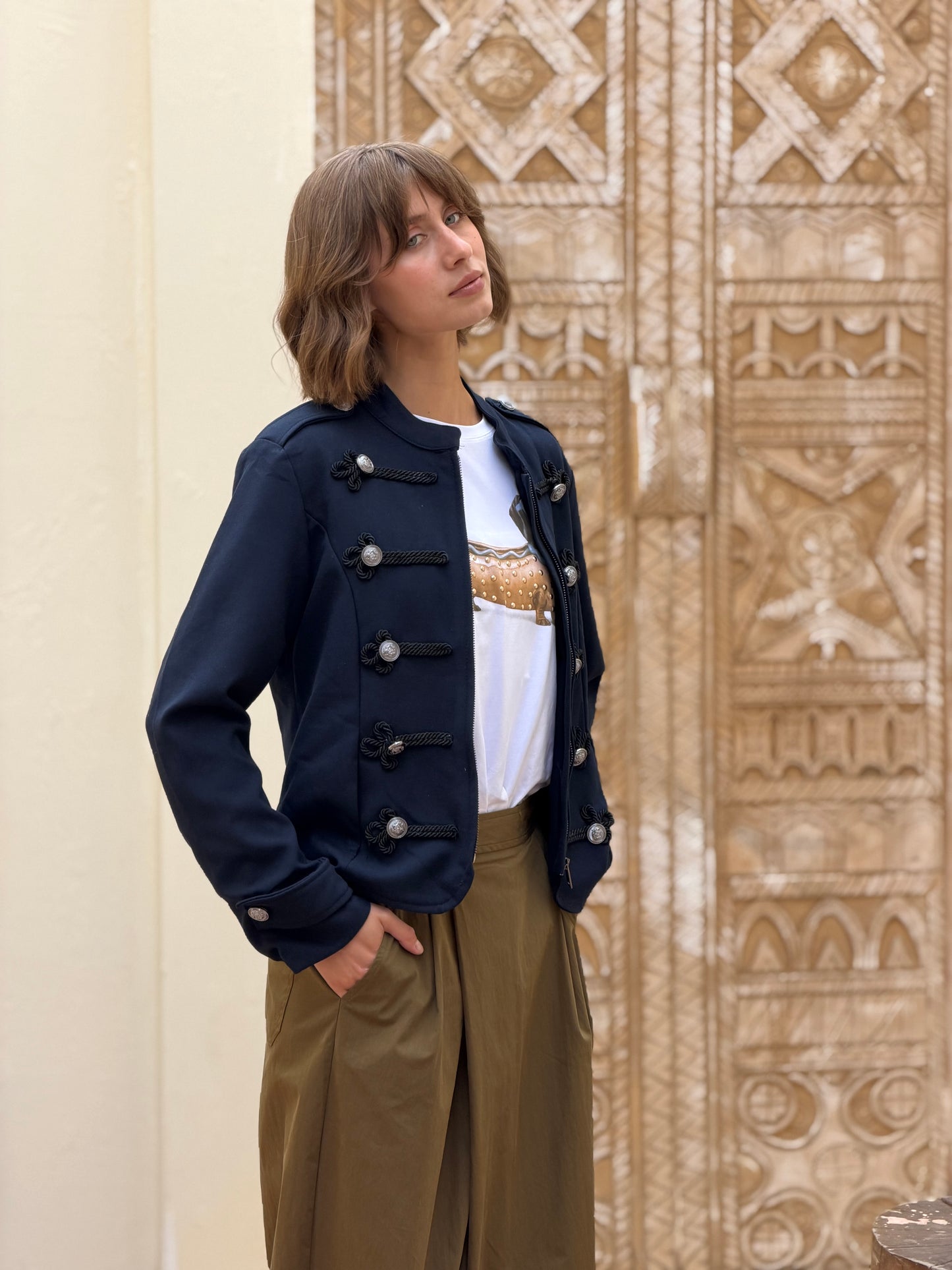 Navy Napoleon Jacket