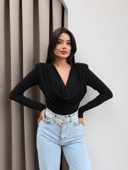 Draped Blouse