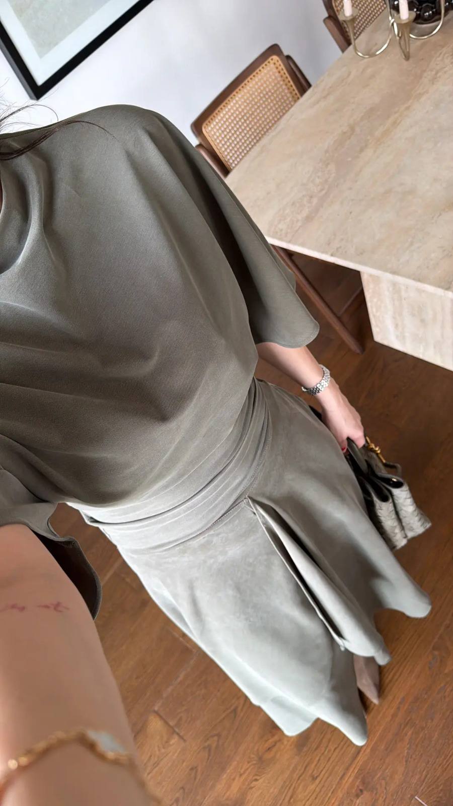 Draped Sage Co-ord