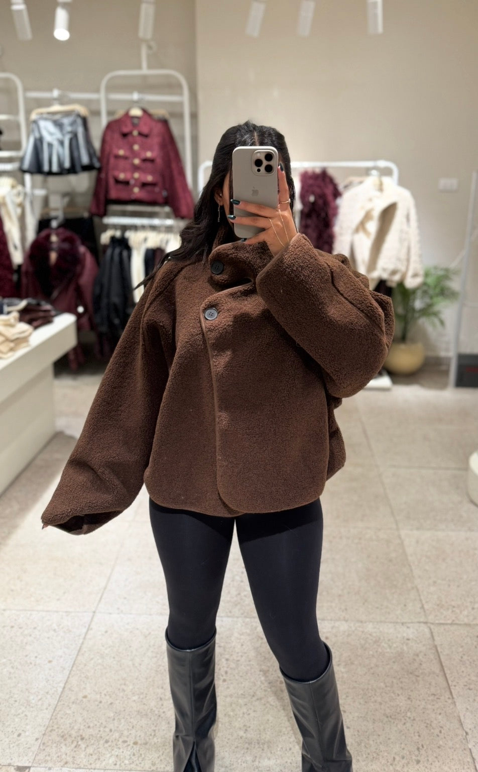 Oversized Teddy Jacket