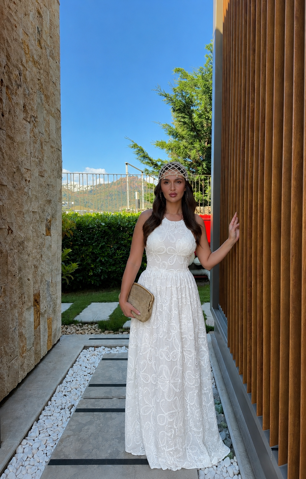 Bareback Ivory Dress