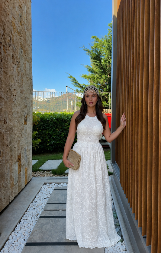 Bareback Ivory Dress