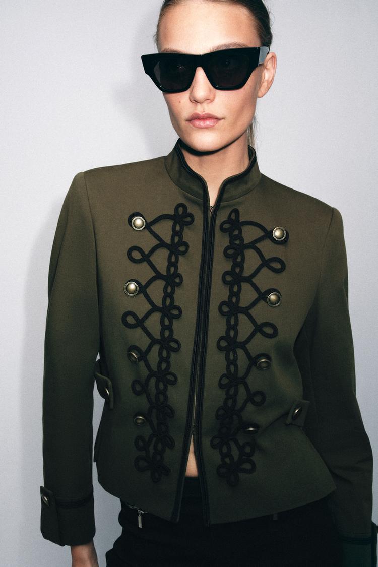 Khaki Braid Jacket