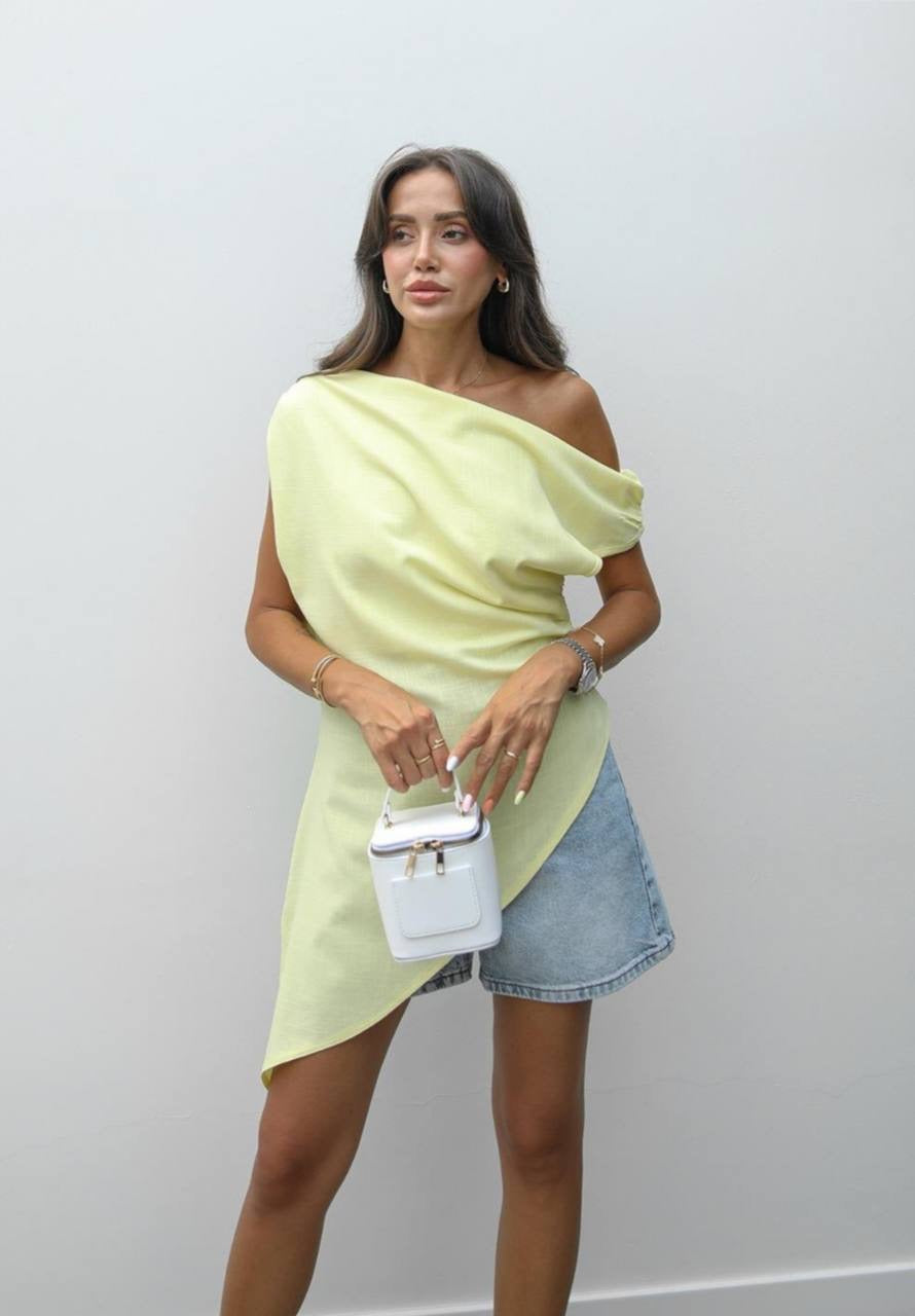 Asymmetric Off-Shoulder Top