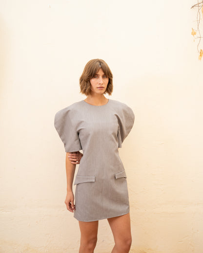 Cloud Sleeve Dress