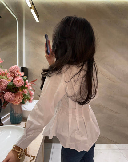 Pleated Waist Shirt