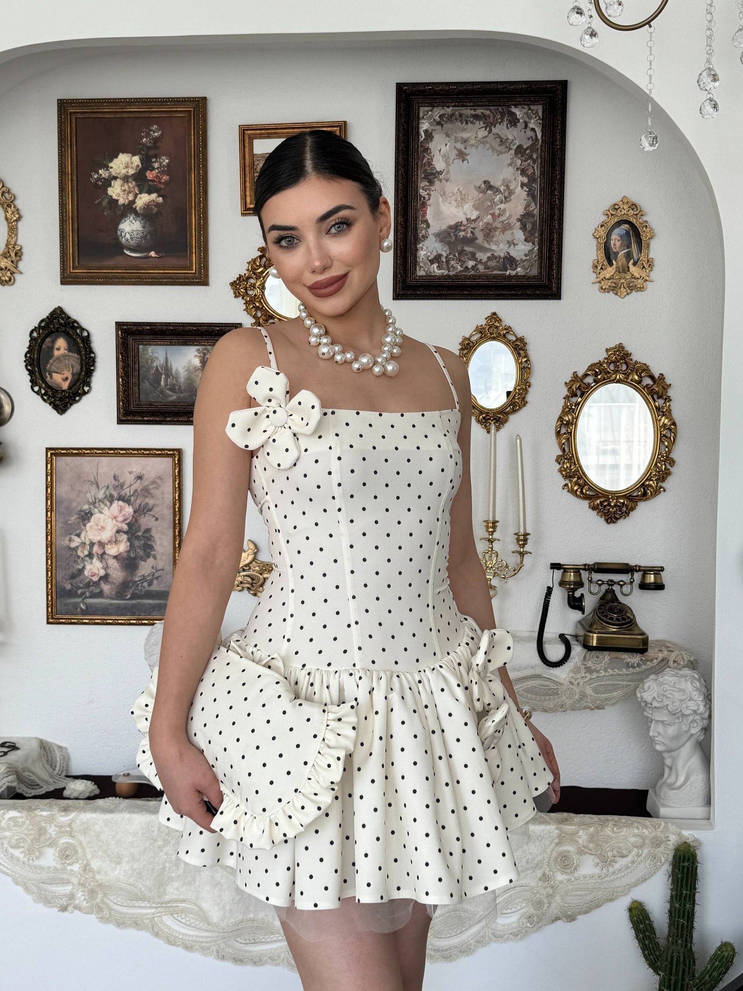 Polka Dot Bubble Dress
