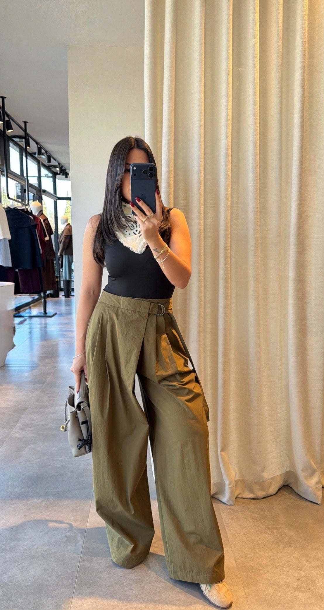 Olive D-Ring Pants