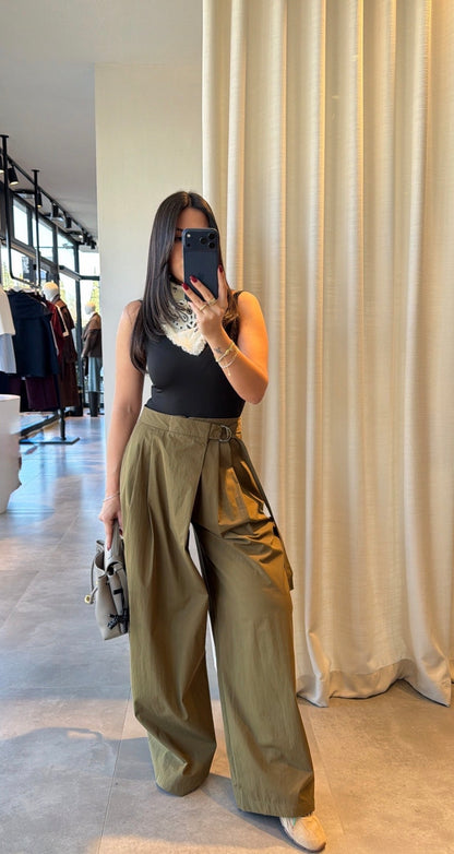 Olive D-Ring Pants