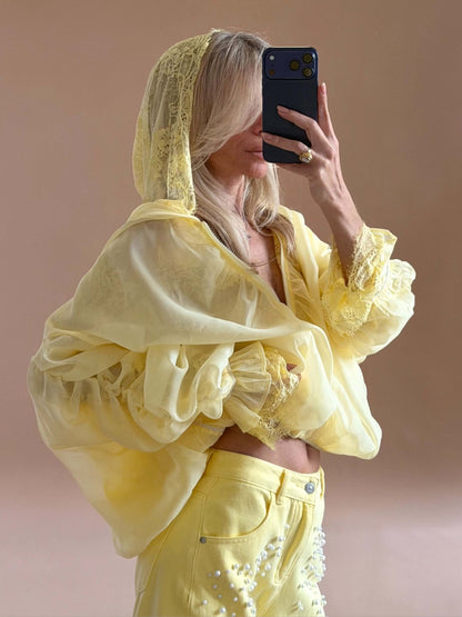 The Sheer Organza Bomber